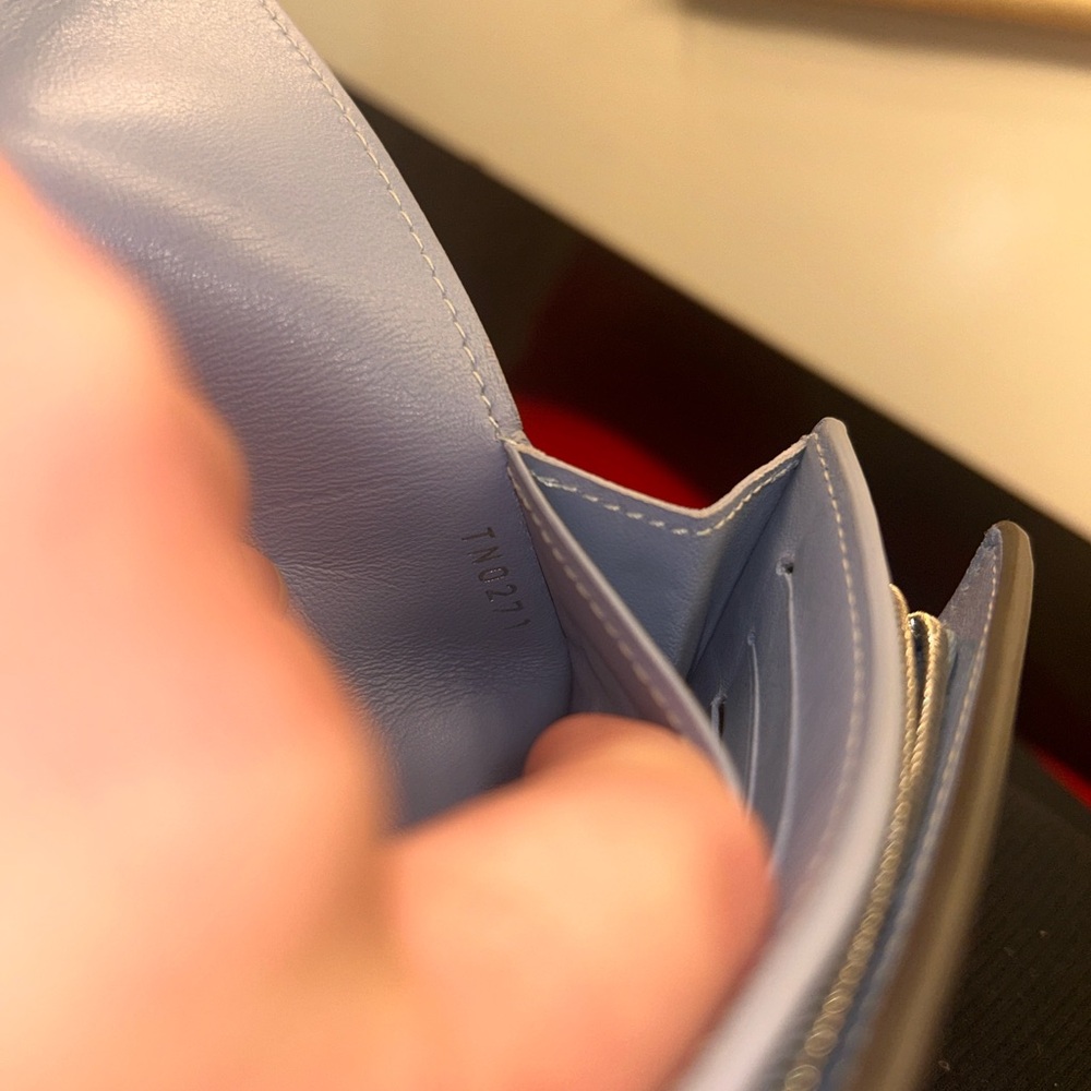 Louis Vuitton Blue Ombré Monogram Mahina Wallet - Picture 8 of 14